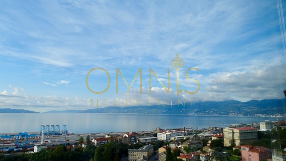 Rijeka, Podmurvice -3S+DB, 2 loggie, pogled na Kvarner!