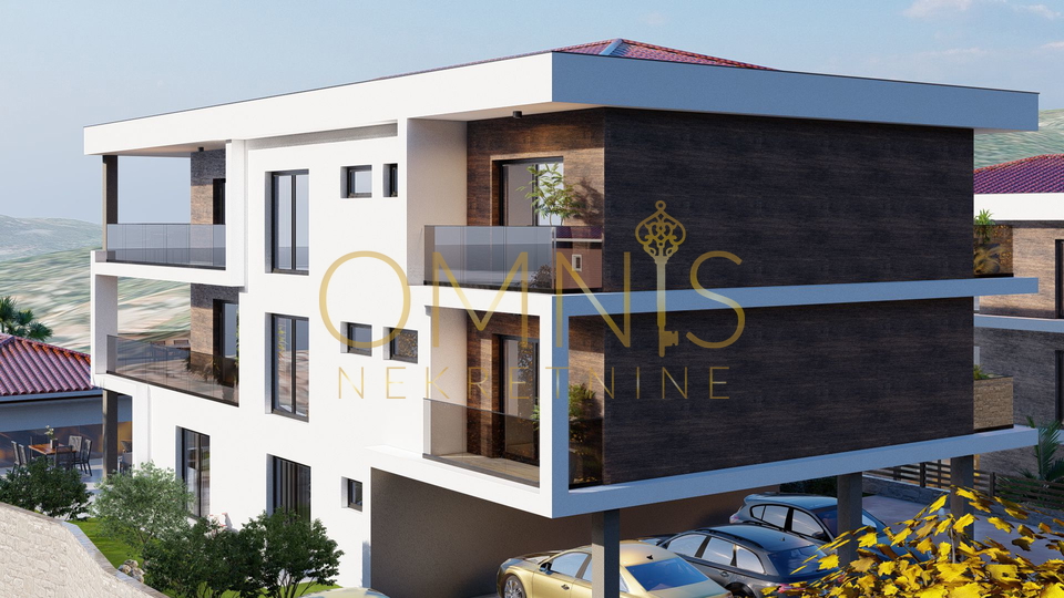 Otok Krk, luksuzni apartman/stan, 2S+DB,120 m2