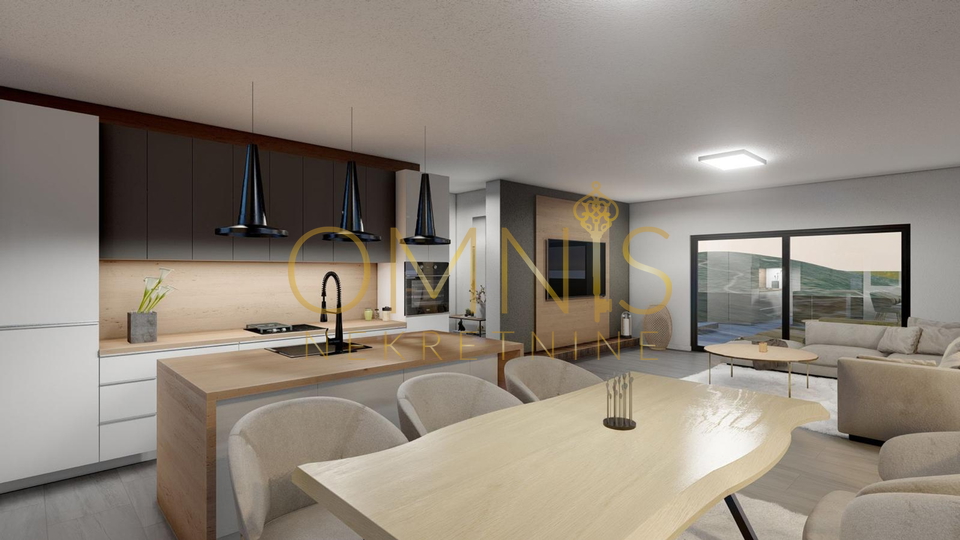 Otok Krk, luksuzni apartman/stan, 2S+DB,120 m2