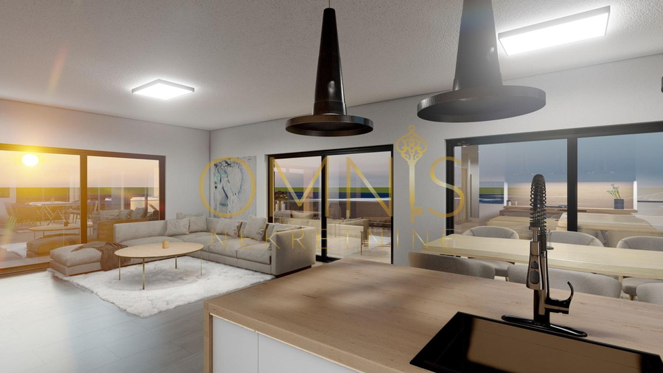 Island of Krk, luxury apartment, 113 m², with a swimming pool!