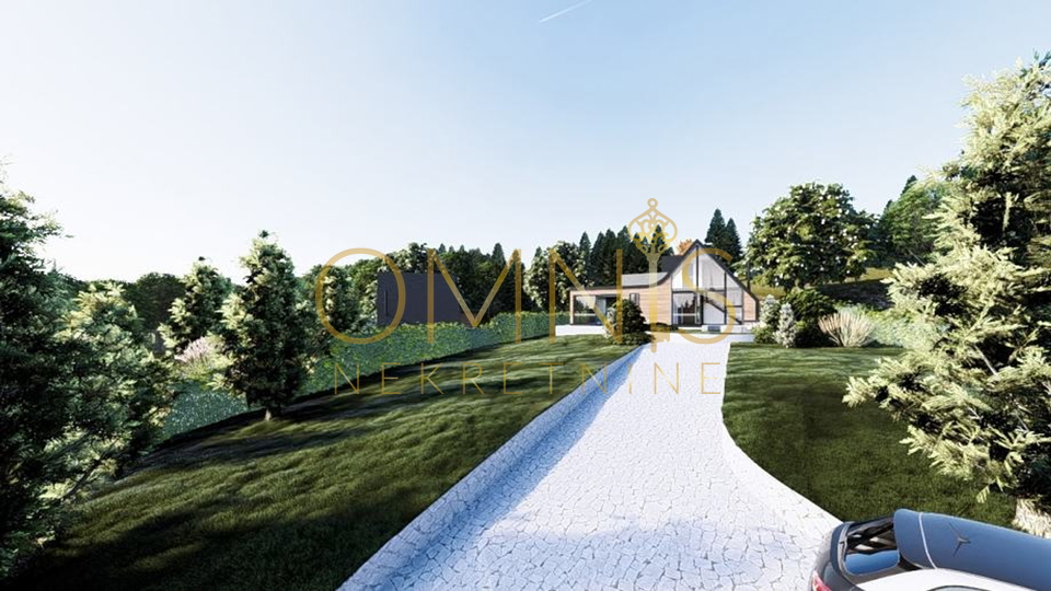 Gorski Kotar,Vrbovsko-dvije građevinske parcele s projektima i starom kućom,prodaja!