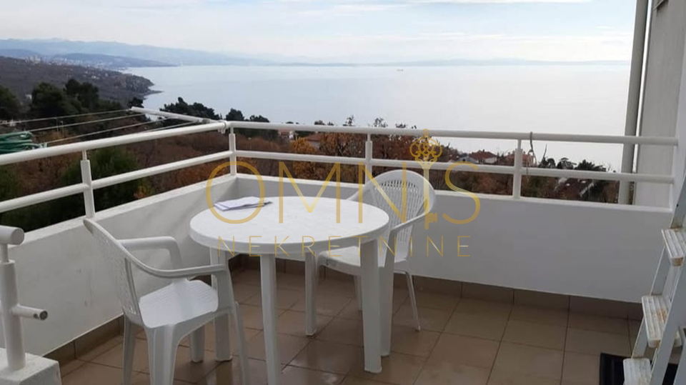 Opatija -1S+DB, parking, terasa, pogled na Kvarnetr, najam!