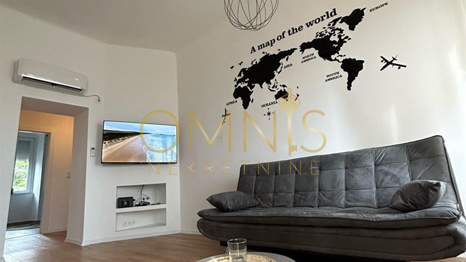 Rijeka, Potok - 51,52m2, pogled na more, renoviran