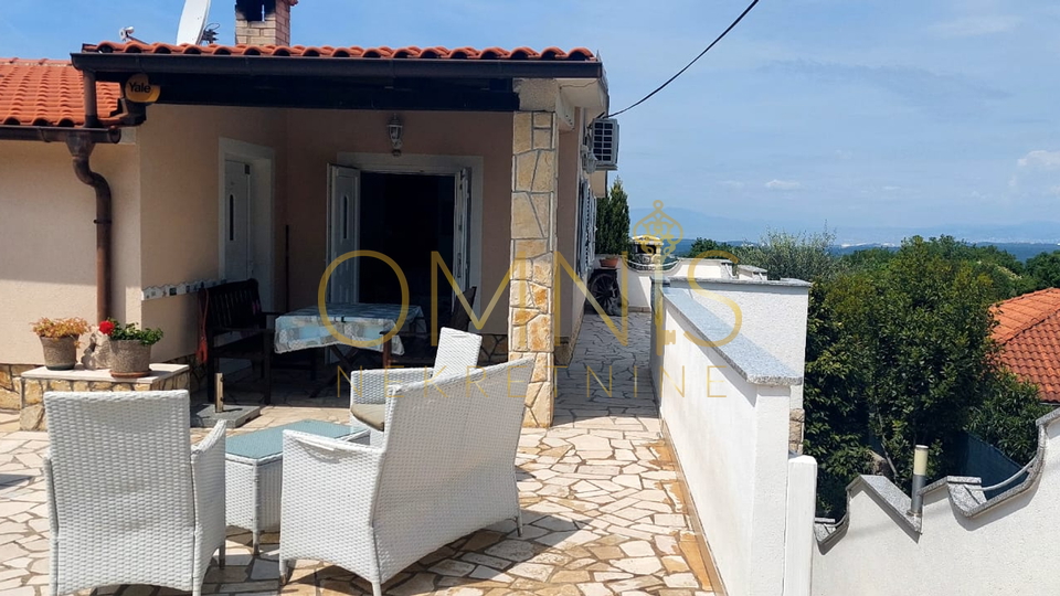 Krk,kuća2S+DB,155m2,pogled na more!