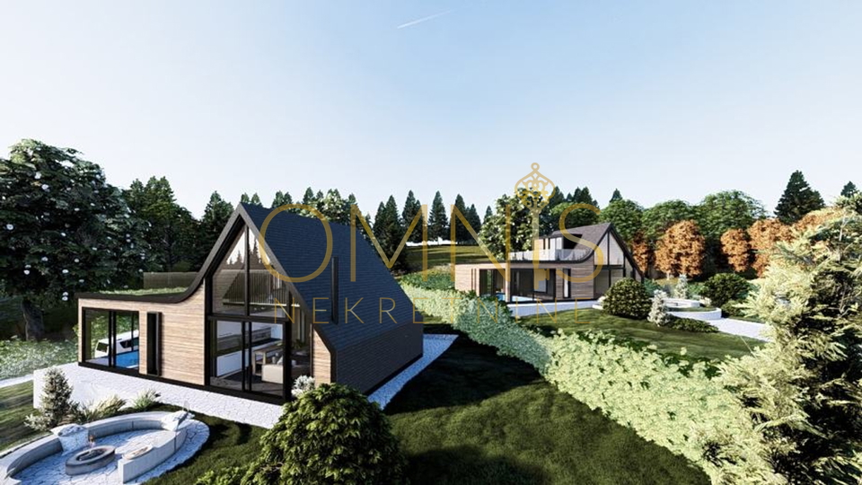 Gorski Kotar,Vrbovsko-dvije građevinske parcele s projektima i starom kućom,prodaja!
