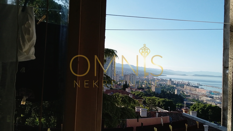 Rijeka, Turnić -1 bedroom + dining room, balcony, sea view!