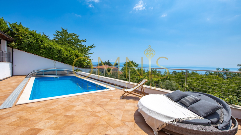 OPATIJA, VEPRINAC- samostojeća kuća, velika okućnica, prekrasan pogled!!