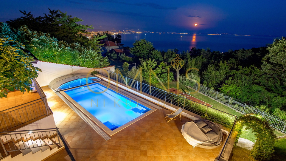 OPATIJA, VEPRINAC- samostojeća kuća, velika okućnica, prekrasan pogled!!