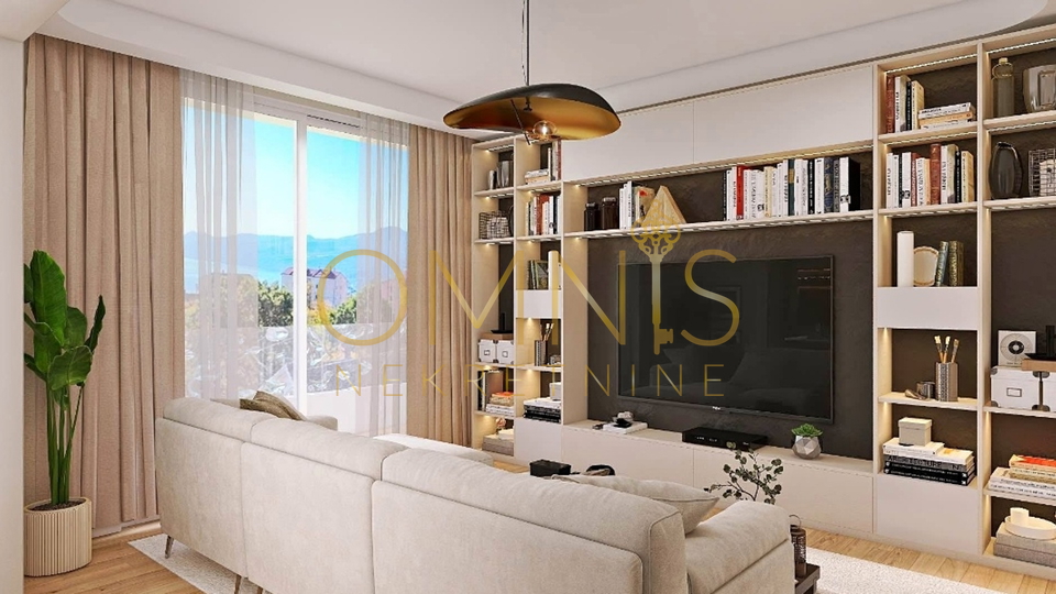 Kastav -Ćikovići -3S+DB, balkon s pogledom na Kvarner, prodaja!