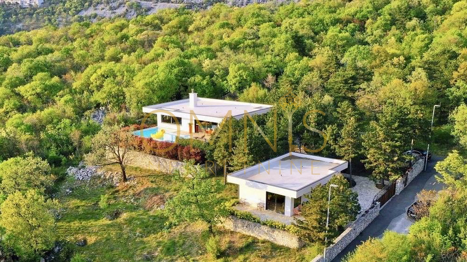 Villa iz snova u Kostreni s infinity bazenom u borovoj šumi (prodaja)