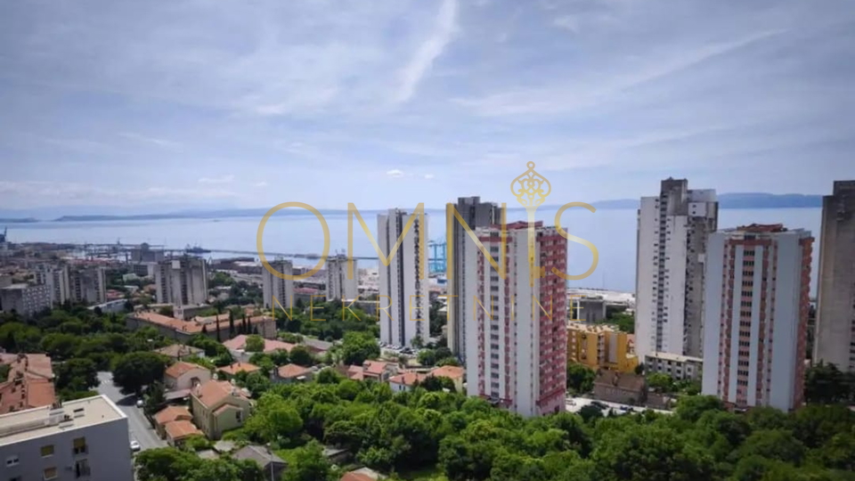 Rijeka, Turnić -1S+DB, balkon, pogled!