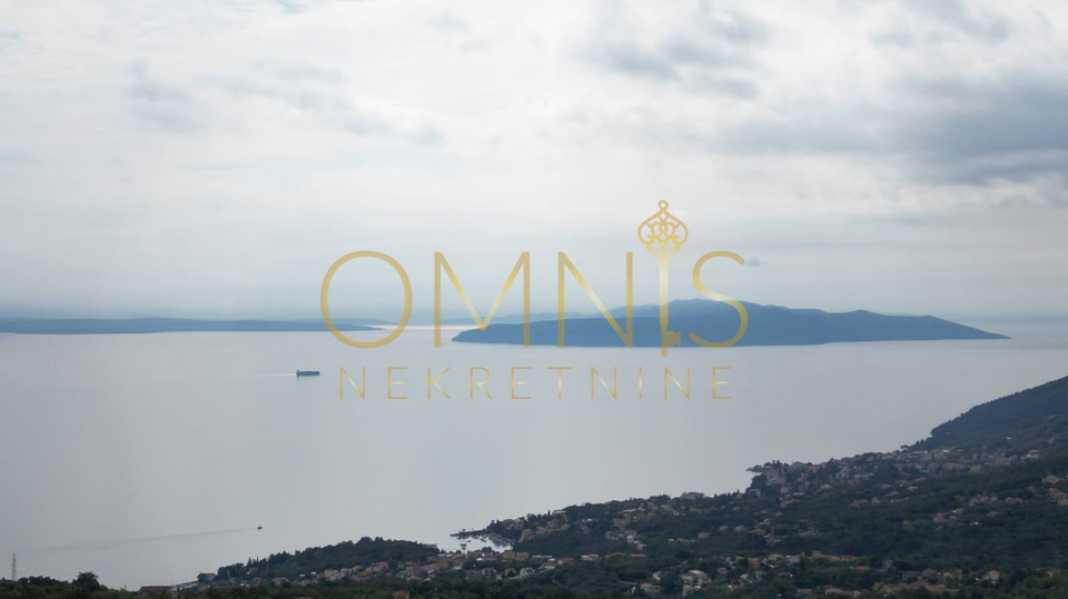 Veprinac – građevinsko zemljište s pogledom na more