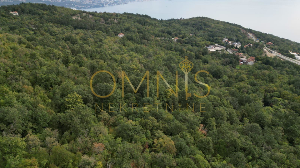 Veprinac – građevinsko zemljište s pogledom na more