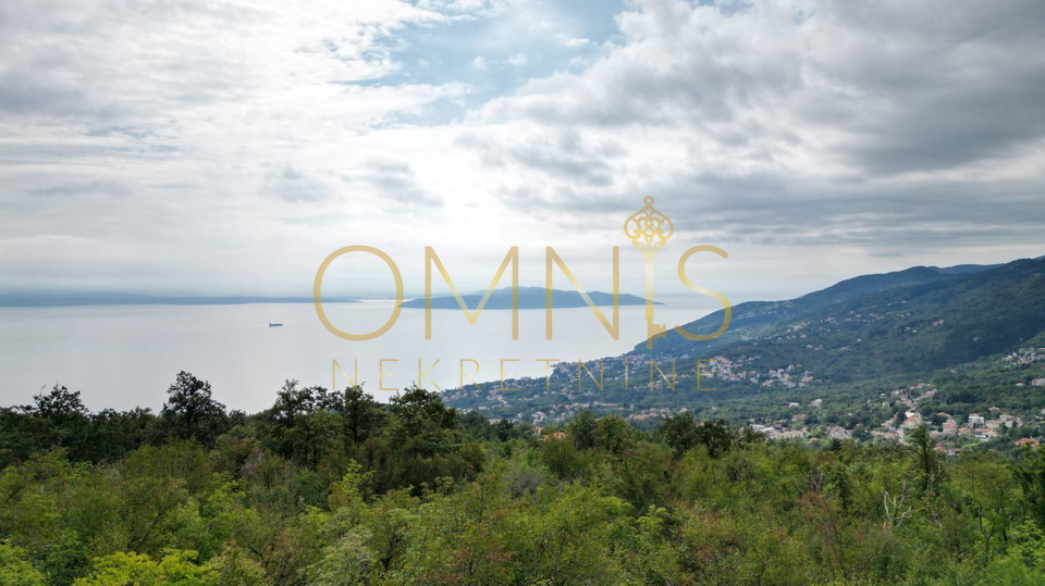 Veprinac – građevinsko zemljište s pogledom na more