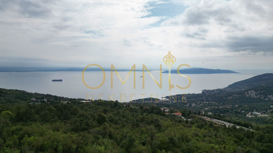 Veprinac – građevinsko zemljište s pogledom na more
