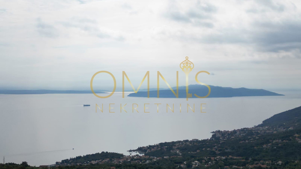 Veprinac – građevinsko zemljište s pogledom na more