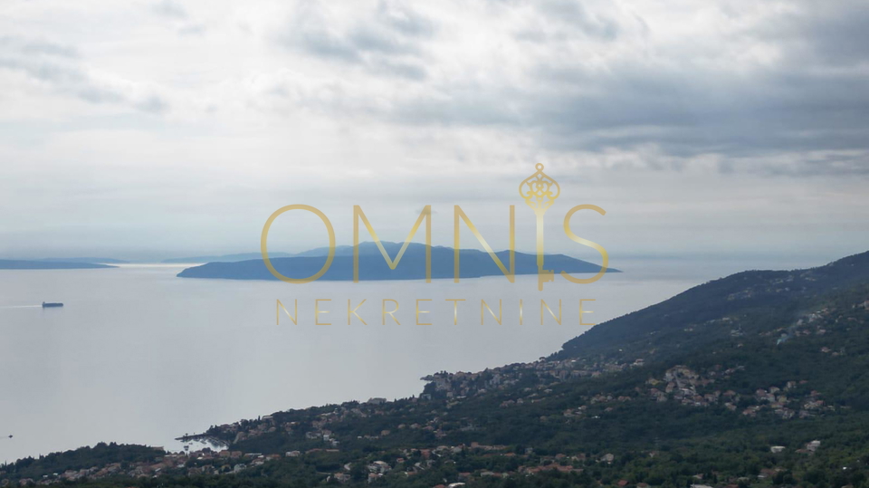 Veprinac – građevinsko zemljište s pogledom na more