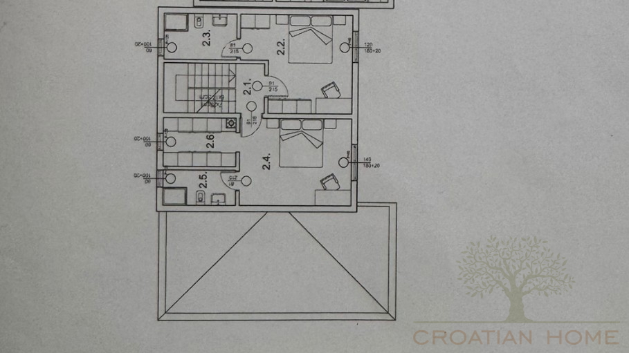 VILLA MIT UNVERBAUTEM BLICK AUF DIE BRIJUNI INSELN UND DAS MEER MIT SALZWASSER -POOL