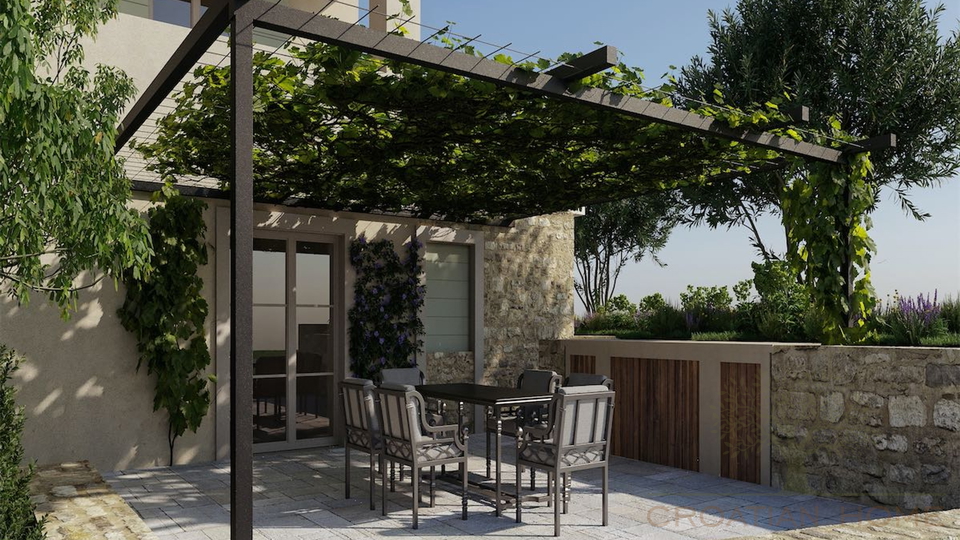 Mediterrane Luxusvilla mit Pool und atemberaubenden Blick in die Natur und ins Gr&uuml;ne