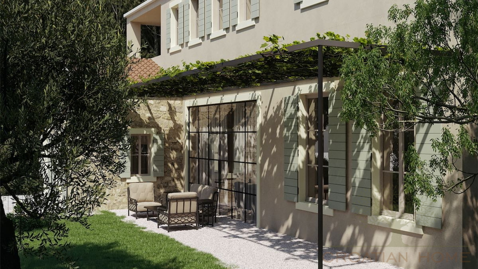 Mediterrane Luxusvilla mit Pool und atemberaubenden Blick in die Natur und ins Gr&uuml;ne