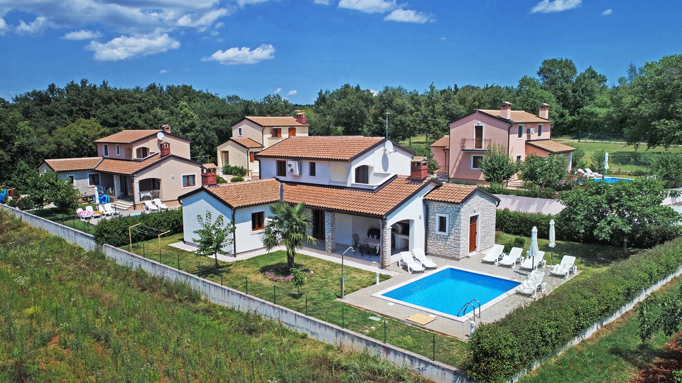 Mediterrane Villa mit Pool im Gr&uuml;nen