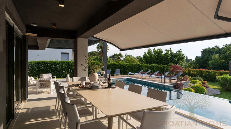 Luxus Villa i Porec mit 40 m2 Pool&comma; Jacuzzi und Meerblick