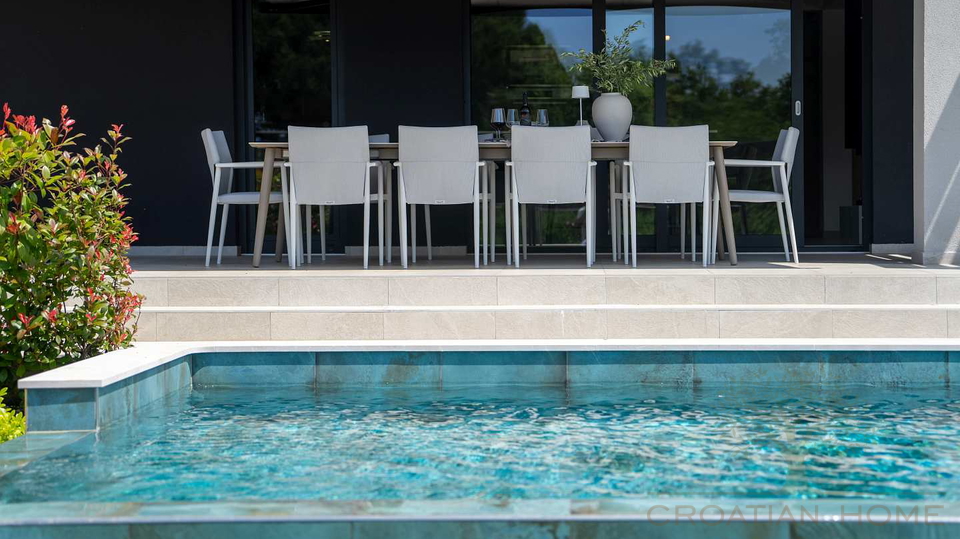 Luxus Villa i Porec mit 40 m2 Pool&comma; Jacuzzi und Meerblick