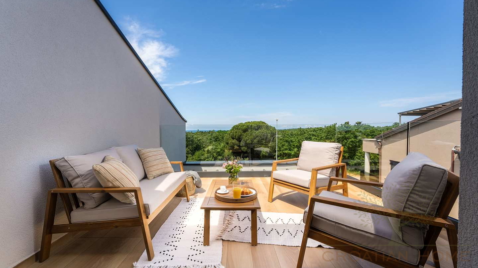 Luxus Villa i Porec mit 40 m2 Pool&comma; Jacuzzi und Meerblick