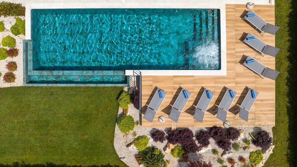 Luxus Villa i Porec mit 40 m2 Pool&comma; Jacuzzi und Meerblick