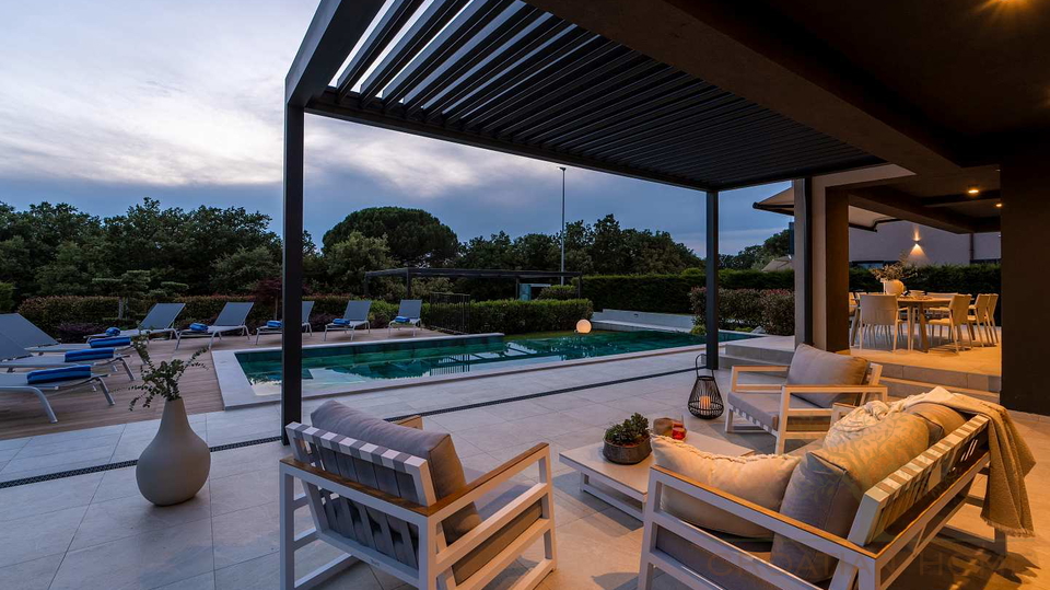 Luxus Villa i Porec mit 40 m2 Pool&comma; Jacuzzi und Meerblick