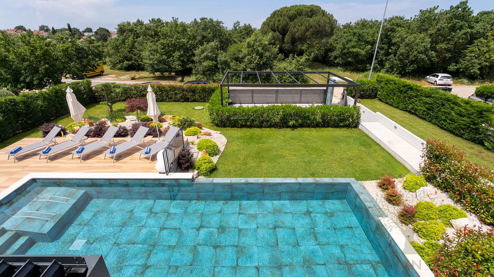 Luxus Villa i Porec mit 40 m2 Pool&comma; Jacuzzi und Meerblick