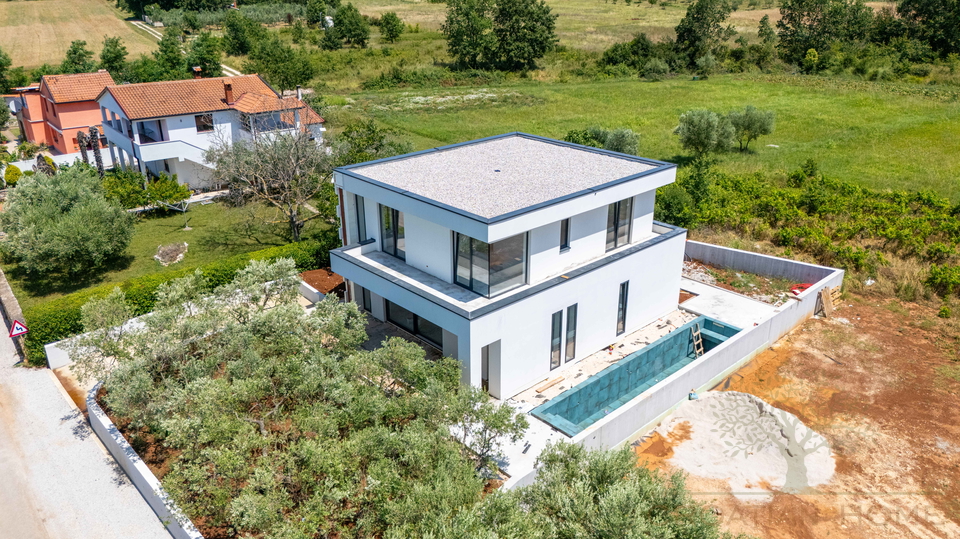 Neubau&excl; Moderne Villa mit Pool nur 5 km von Porec und dem Meer