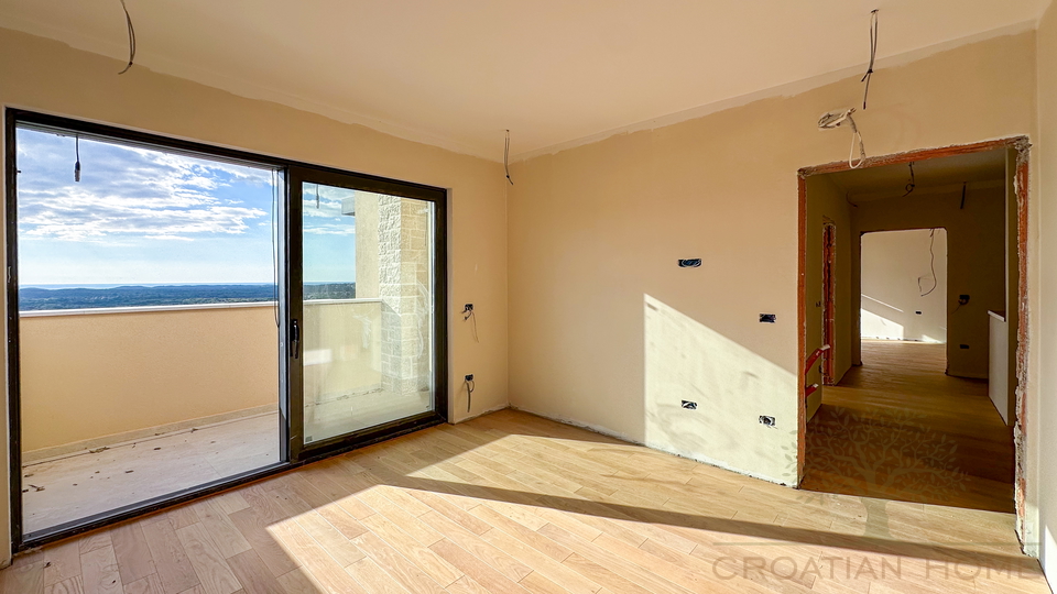 Moderne Villa im ruhigen istrischen Dorf &ndash; Harmonie aus Natur&comma; Meerblick und h&ouml;chster Bauqualit&auml;t