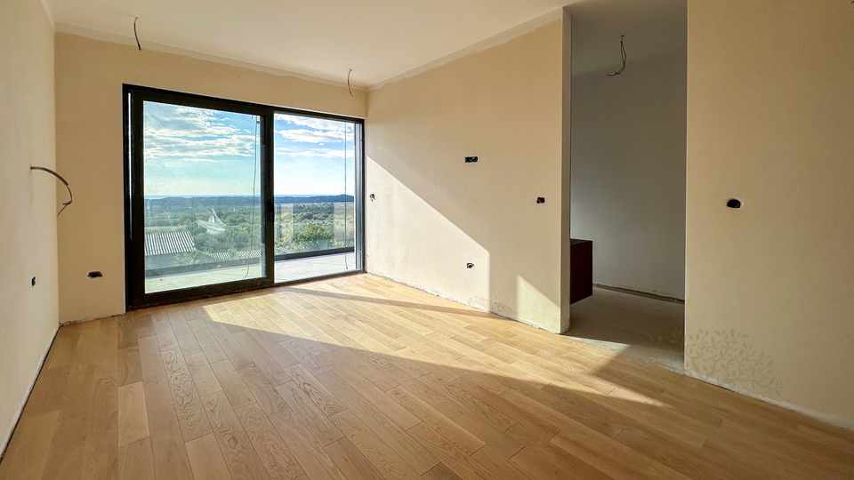 Moderne Villa im ruhigen istrischen Dorf &ndash; Harmonie aus Natur&comma; Meerblick und h&ouml;chster Bauqualit&auml;t