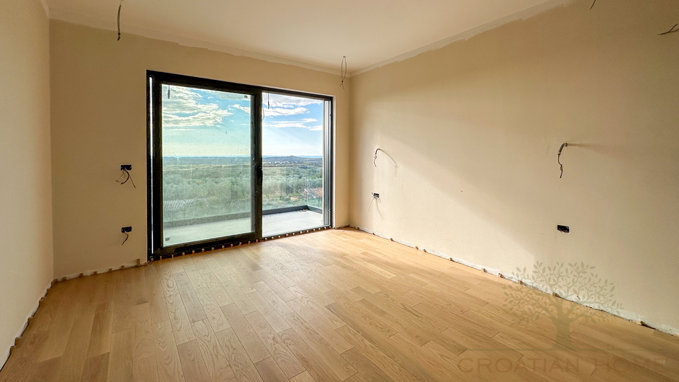 Moderne Villa im ruhigen istrischen Dorf &ndash; Harmonie aus Natur&comma; Meerblick und h&ouml;chster Bauqualit&auml;t