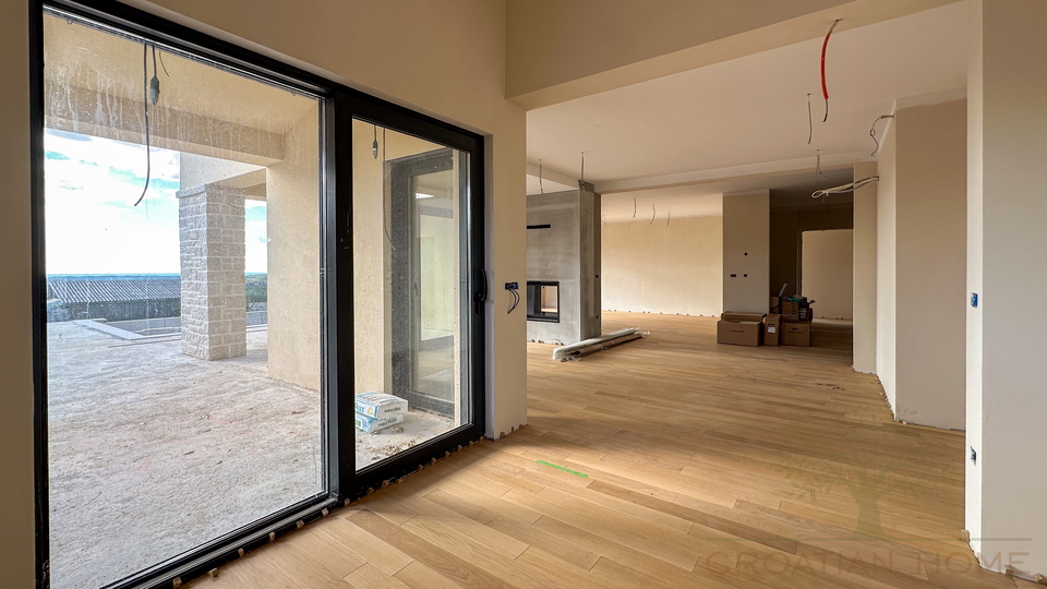 Moderne Villa im ruhigen istrischen Dorf &ndash; Harmonie aus Natur&comma; Meerblick und h&ouml;chster Bauqualit&auml;t