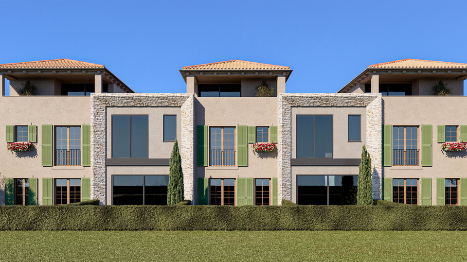 Reihenhaus mit 50 m2 Garten bei Porec und nur 2500 m vom Meer - S4