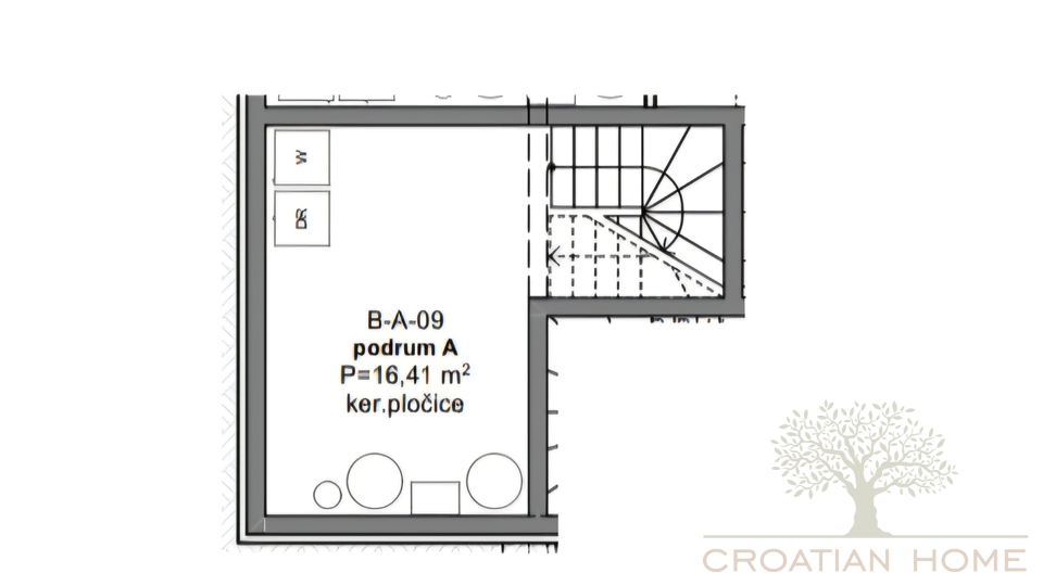 ERDGESCHOSS WOHNUNG MIT 100 M2 GARTEN UND MEERBLICK VOM GARTEN MIT KELLER IN POREC&comma; ISTRIEN UND KROATIEN