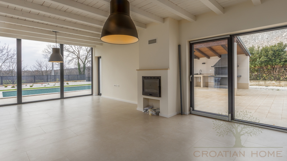 RUHIGE DORFLAGE&comma; MODERNE ARCHTEKTUR  UND MEDITERRANES WOHNGEF&Uuml;HL - VILLA NUR 5 MINUTEN VON POREC