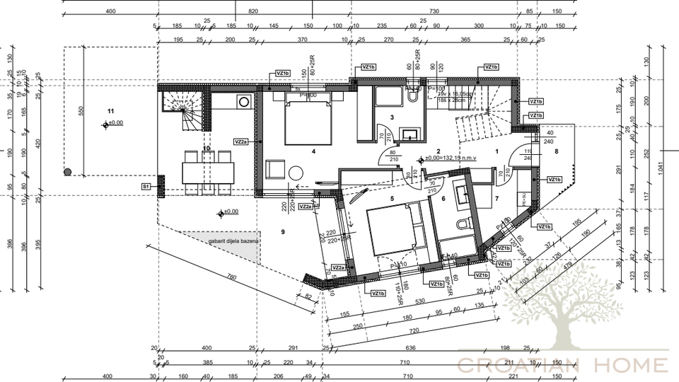 EXCLUISVE DESIGNVILLA MIT GARAGE&comma; MEERBLICK UND BLICK AUF NATIONALPARK BRIJUNI