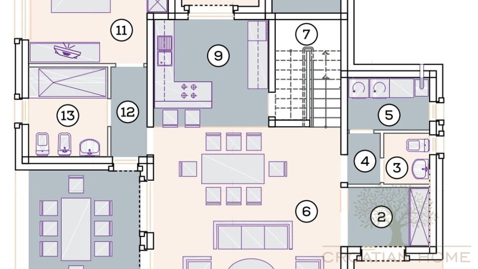 Premium-Villa nahe Pore&ccaron; &plus; 5&period;500 m&sup2; Zusatzgrundst&uuml;ck f&uuml;r Sport & Freizeit &lpar;beantragte Umwidmung&rpar;