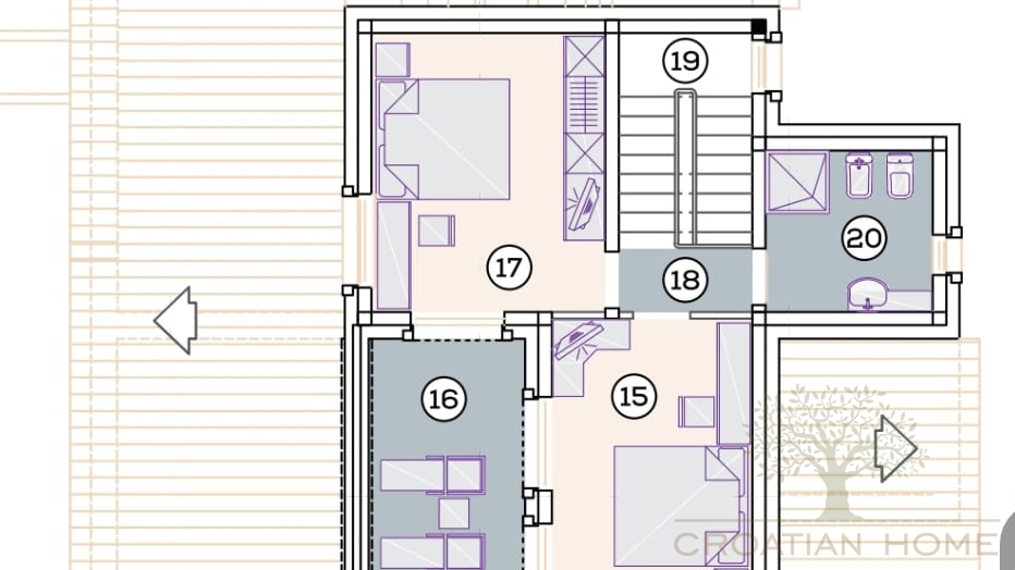 Premium-Villa nahe Pore&ccaron; &plus; 5&period;500 m&sup2; Zusatzgrundst&uuml;ck f&uuml;r Sport & Freizeit &lpar;beantragte Umwidmung&rpar;