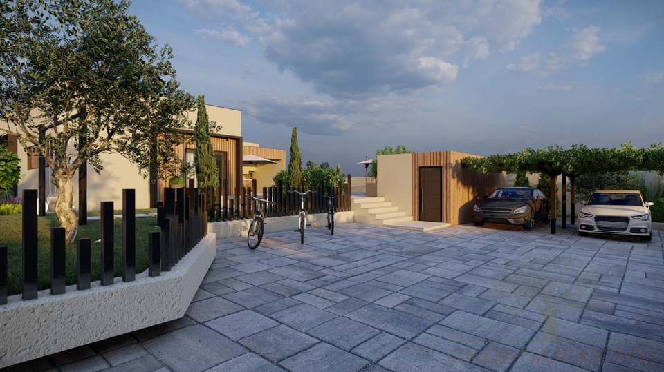 MODERNER BUNGALLOW MIT POOL IM BAU