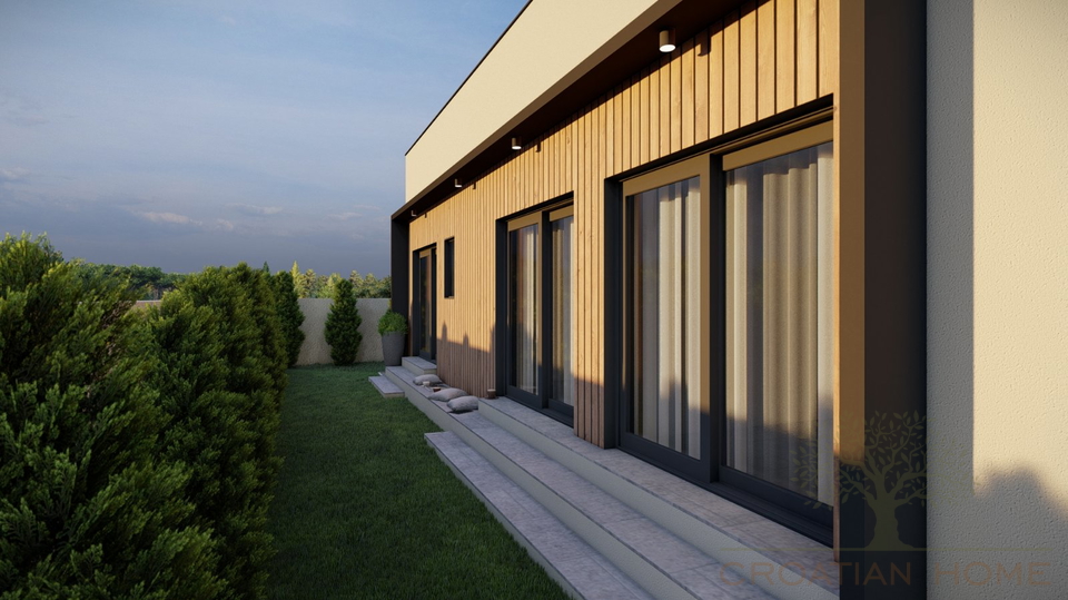 MODERNER BUNGALLOW MIT POOL IM BAU