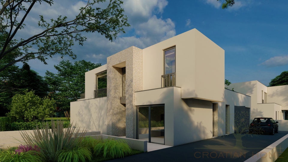 VILLA MIT POOL UND GARAGE UND MEERBLICK - ALLE ANNEHMICHKEITEN FUSSWEIT