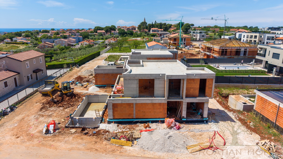 VILLA MIT POOL UND GARAGE UND MEERBLICK - ALLE ANNEHMICHKEITEN FUSSWEIT