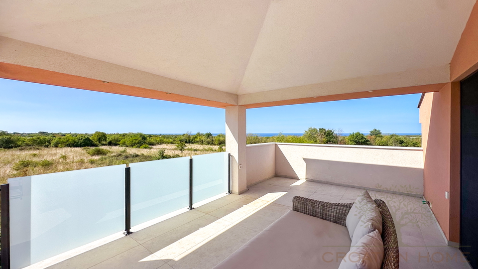 VILLA MIT UNVERBAUTEM BLICK AUF DIE BRIJUNI INSELN UND DAS MEER MIT SALZWASSER -POOL