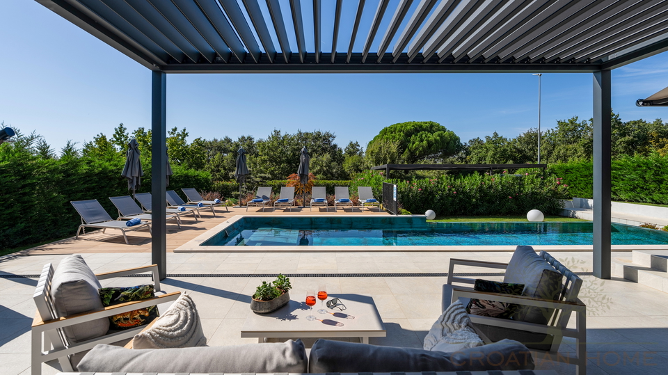 Luxus Villa i Porec mit 40 m2 Pool&comma; Jacuzzi und Meerblick