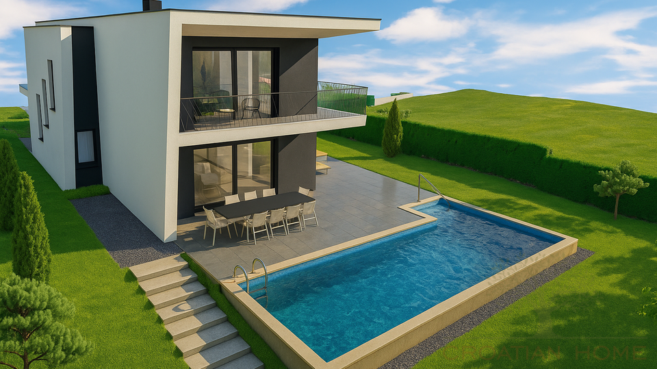 EXCLUSIVE MODERNE VILLA IN RUHIGER LAGE BEI PORE&Ccaron;