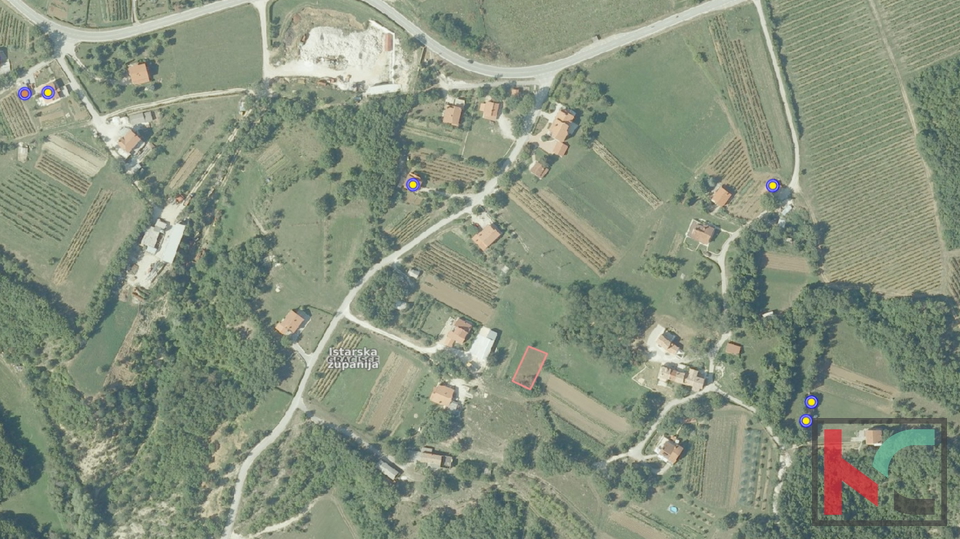 Land, 511 m2, For Sale, Gračišće